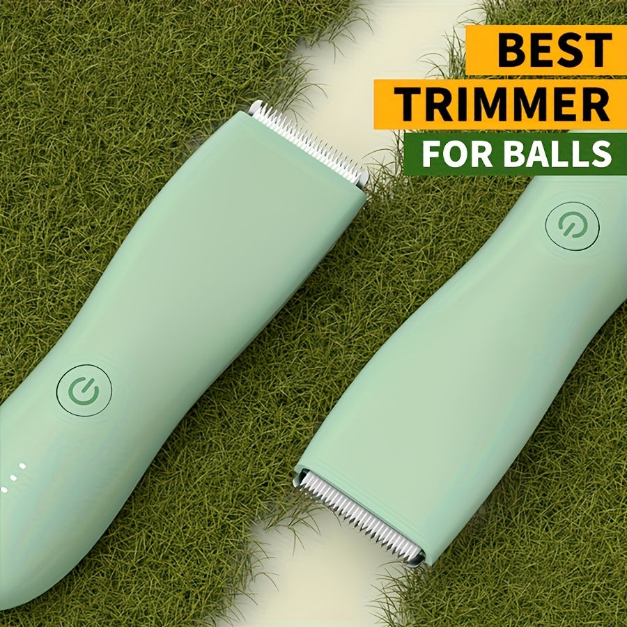 1pc XMAX Multipurpose Electric Hair Trimmer for Men - USB Rechargeable Lithium Battery, 800mAh, with Limit Comb for Beard, Face, Body, and Intimate Areas