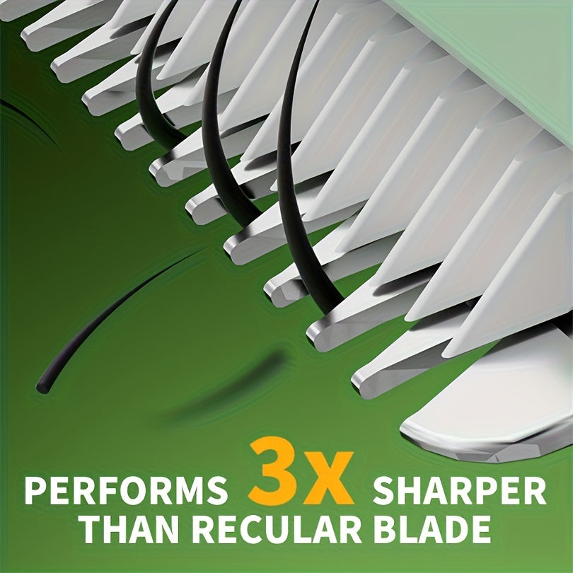 1pc XMAX Multipurpose Electric Hair Trimmer for Men - USB Rechargeable Lithium Battery, 800mAh, with Limit Comb for Beard, Face, Body, and Intimate Areas