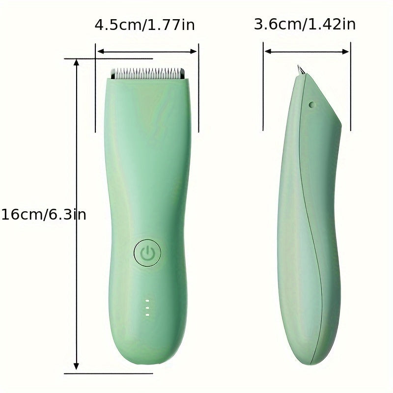 1pc XMAX Multipurpose Electric Hair Trimmer for Men - USB Rechargeable Lithium Battery, 800mAh, with Limit Comb for Beard, Face, Body, and Intimate Areas