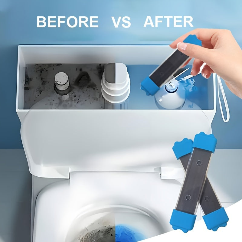 Toilet Bowl Cleaner 6pcs Magnetic - Chemical-Free Stain Removal, Ideal for Home, School, Hotel & Apartment Use, Efficient in Hard Water