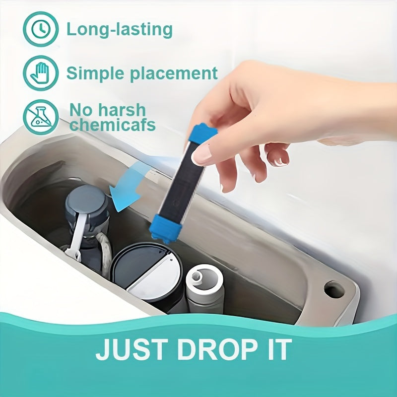 Toilet Bowl Cleaner 6pcs Magnetic - Chemical-Free Stain Removal, Ideal for Home, School, Hotel & Apartment Use, Efficient in Hard Water